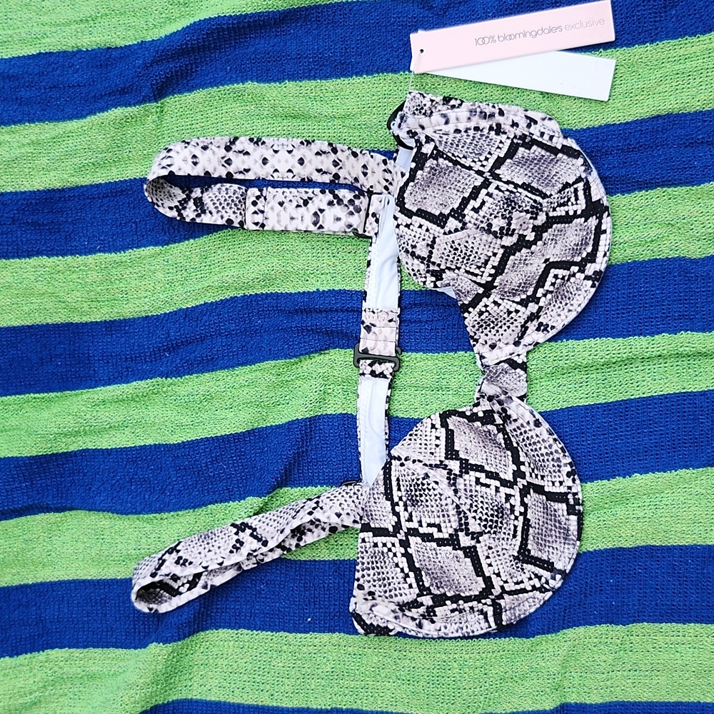 Bikini Top snake skin M